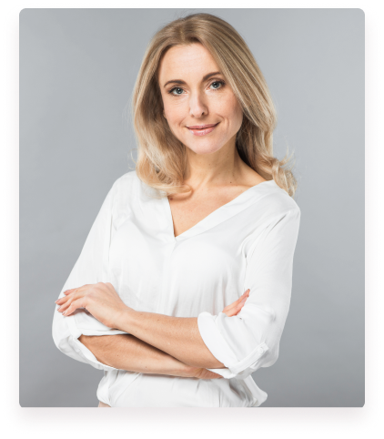 A photo of a preschool girl used in a website template.